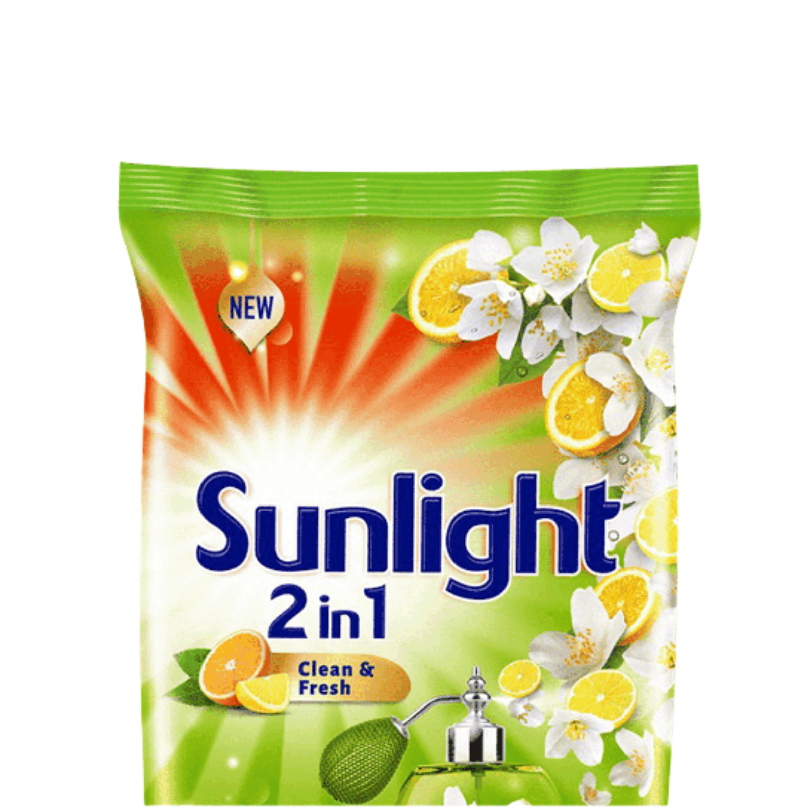 Powder Detergent Sunlight Clean and Fresh New Long Lasting Fragrance 500g