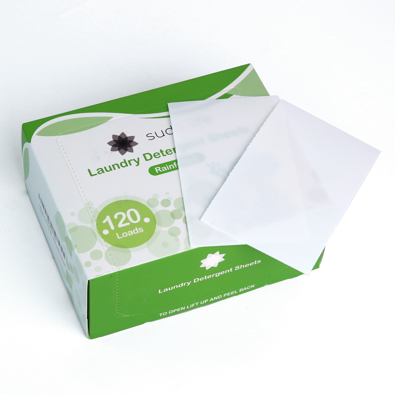 Suds Life Portable Laundry Detergent 60 Sheets (Up to120 Loads) (Rainforest)