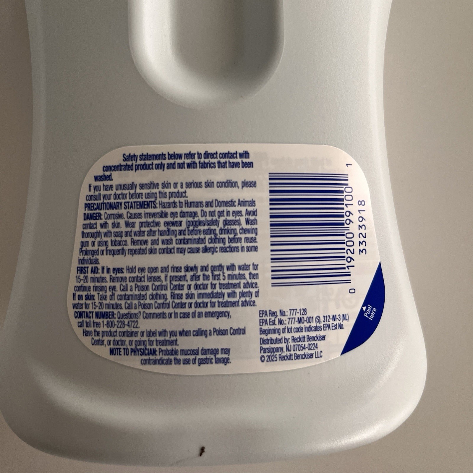 Lysol Laundry Sanitizer Tough Odor Eliminator 41 oz New Factory Sealed