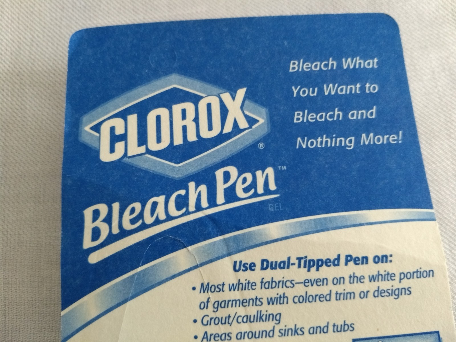 Clorox Bleach Pen Gel Vtg 2002 Dual Tipped 2oz New Sealed NOS