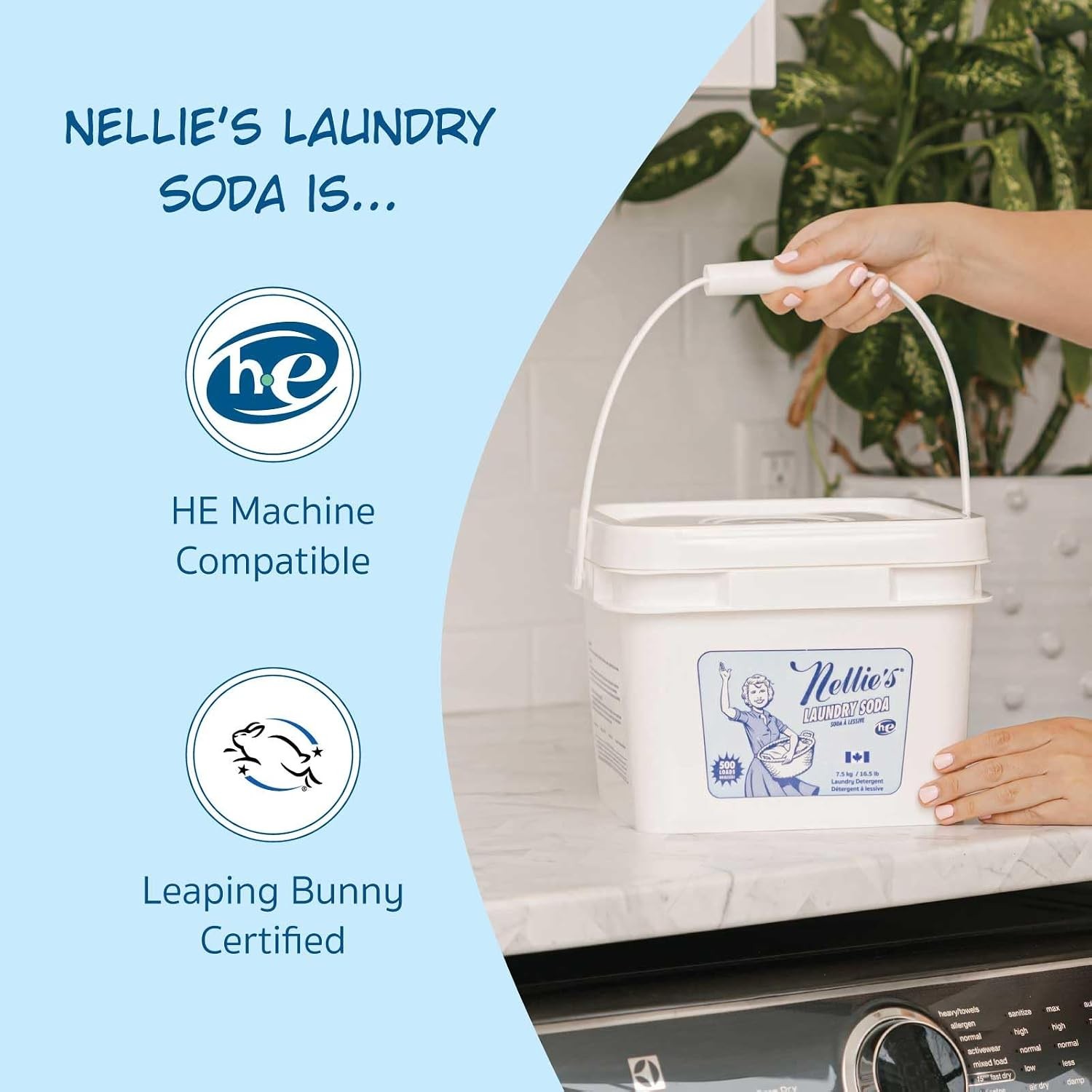 Powder Laundry Detergent 500 Loads Laundry Soda