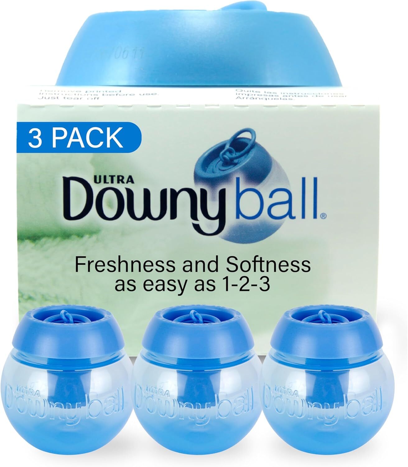 Downy Ball, Liquid Fabric Softener Dispenser (Pack of 3)