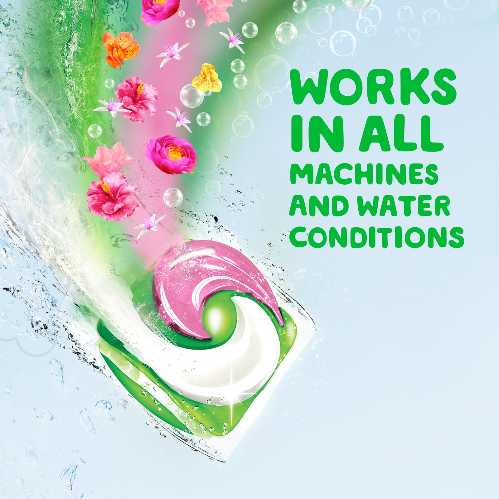 Gain Happy Laundry Bundle: Super Sized Flings Detergent Pacs,…