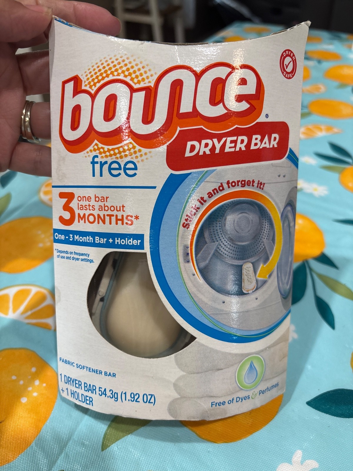 New Bounce Dryer Bar Free Fabric Softener Bar 1.92oz Gentle Proctor Gamble 2010