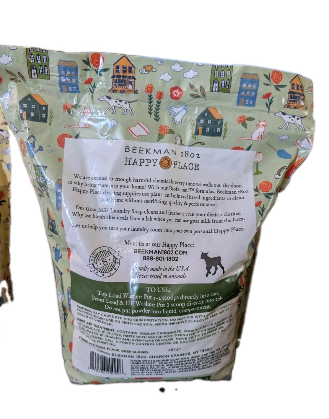 Beekman 1802 Happy Place 246-Load Laundry Soap-Sweet Grass Scented