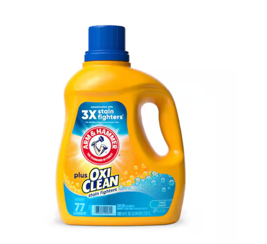 Fresh Scent Plus OxiClean Liquid Laundry Detergent, 77-Loads, 100.5 fl.oz.