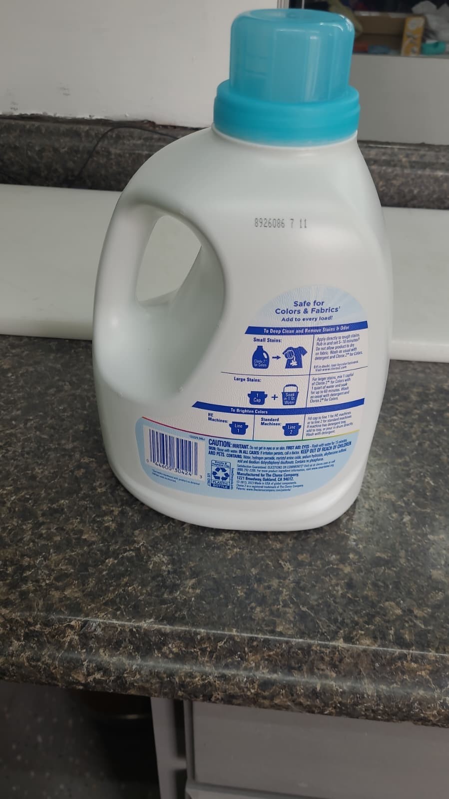 Clorox 2 for Colors Free & Clear Stain Remover, 90 loads, 112.75 fl. oz.
