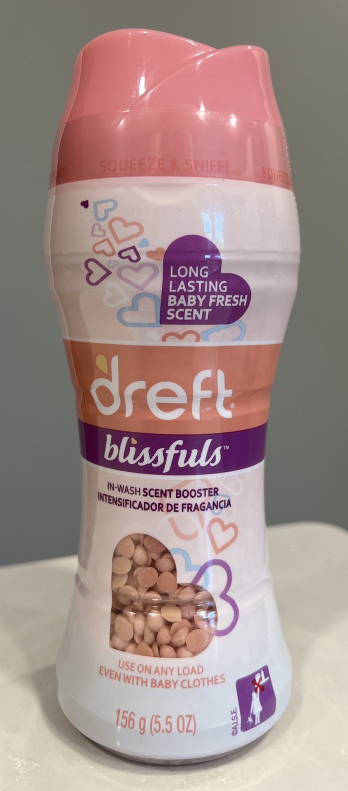 Dreft – Baby Blissfuls Laundry Scent Booster Beads Baby Fresh Scent 5.5 oz