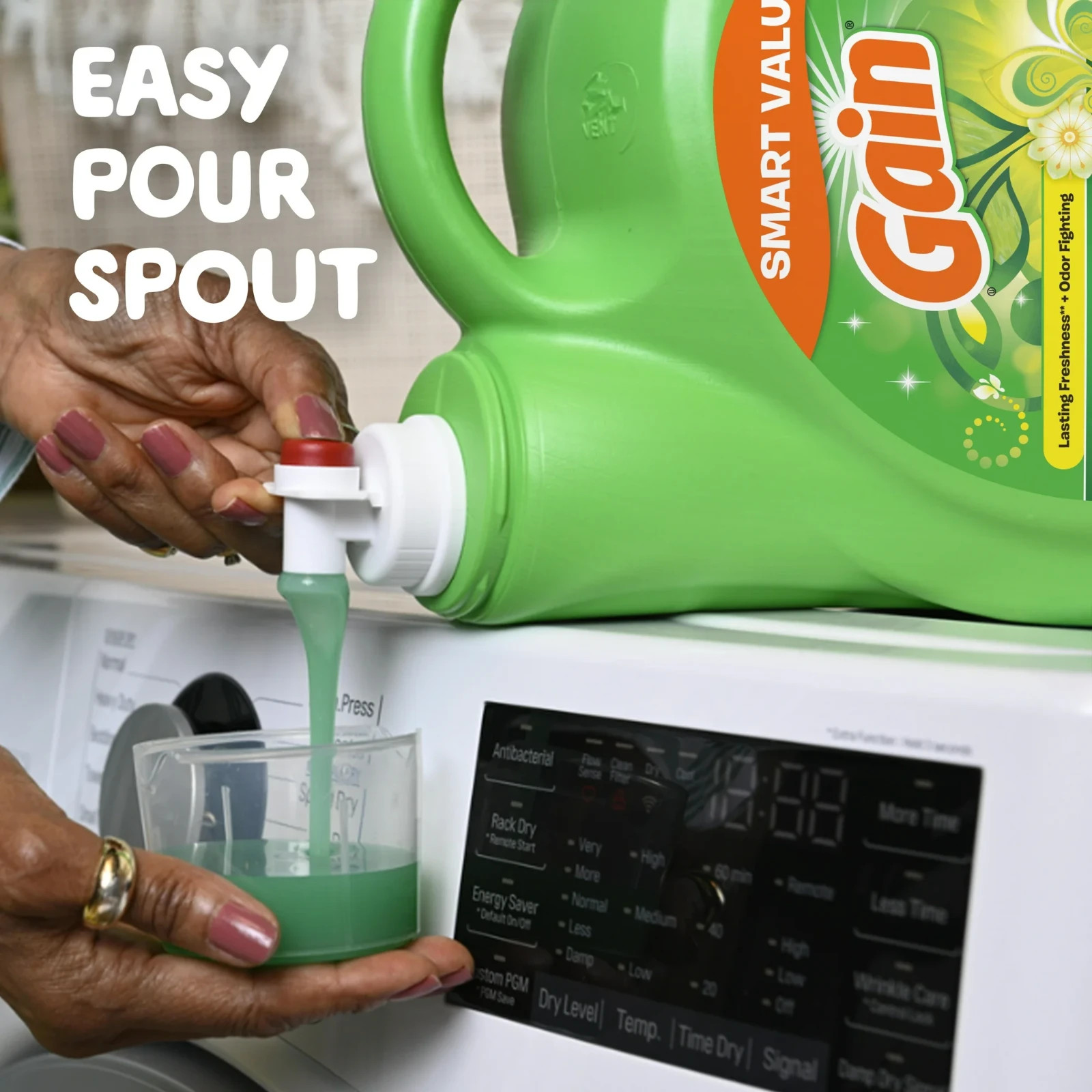 3 pack Gain Liquid Laundry Detergent, Original Scent, 154 fl oz, 107 Loads