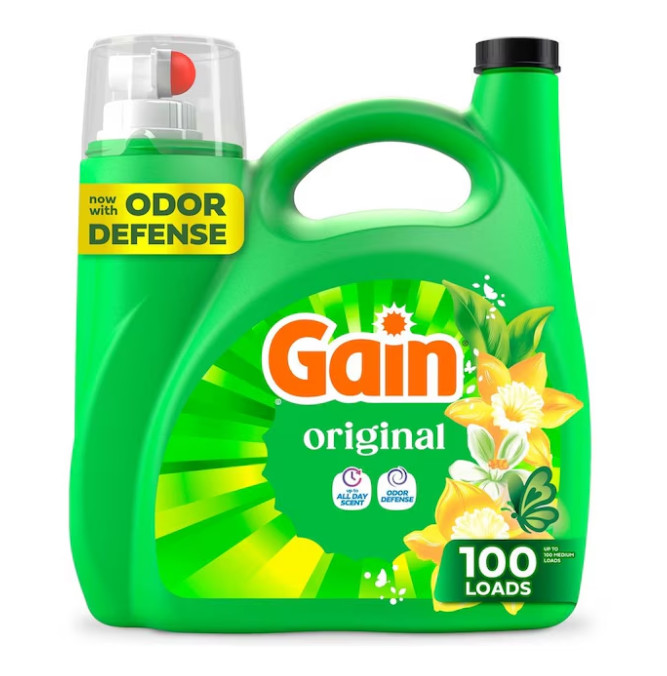 Gain Original Original HE Laundry Detergent 100 Loads 132 -fl oz