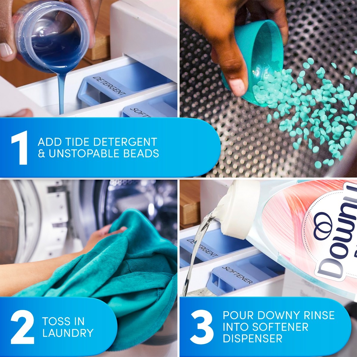 Downy Rinse and Refresh – Spring Breeze – Rinse Out Odors – 48 fl oz