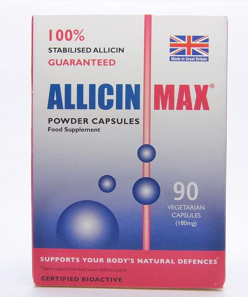 ALLICINMAX Allicin Max 100% Pure 90vcaps (2 Pack) 90 Count (Pack of 2)