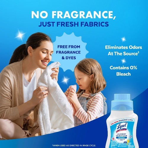 Lysol Laundry Sanitizer Free & Clear – 90 fl oz
