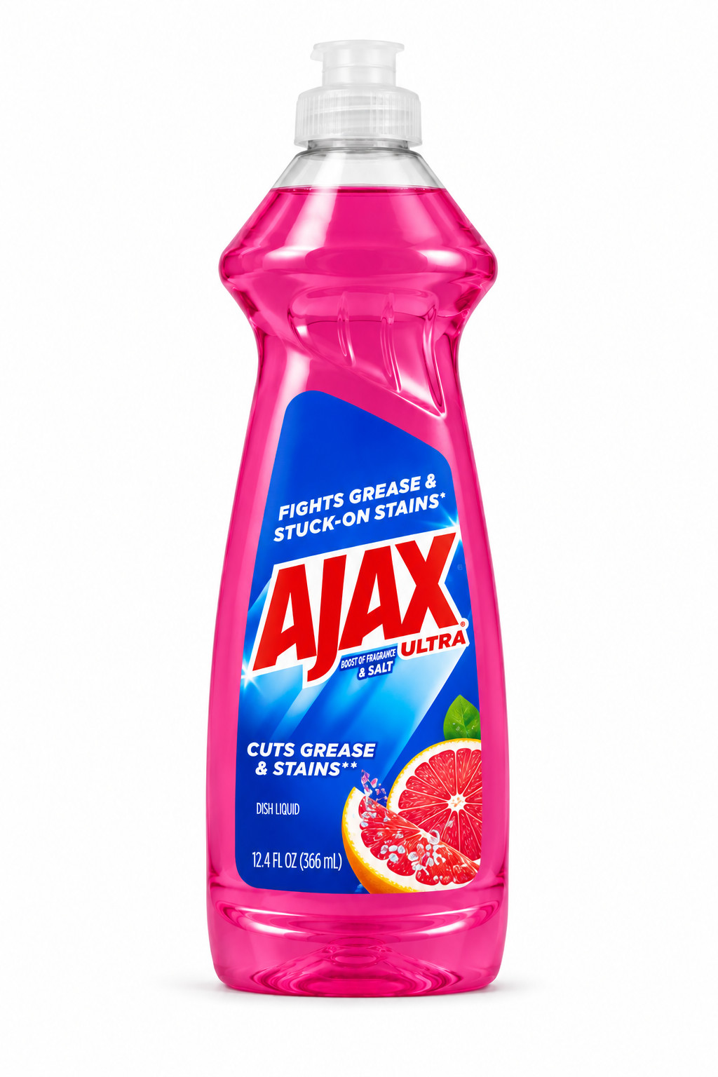 Ajax Ultra Dishwashing Liquid 12.4 oz (Pack of 3) Cuts Grease Fresh Scent