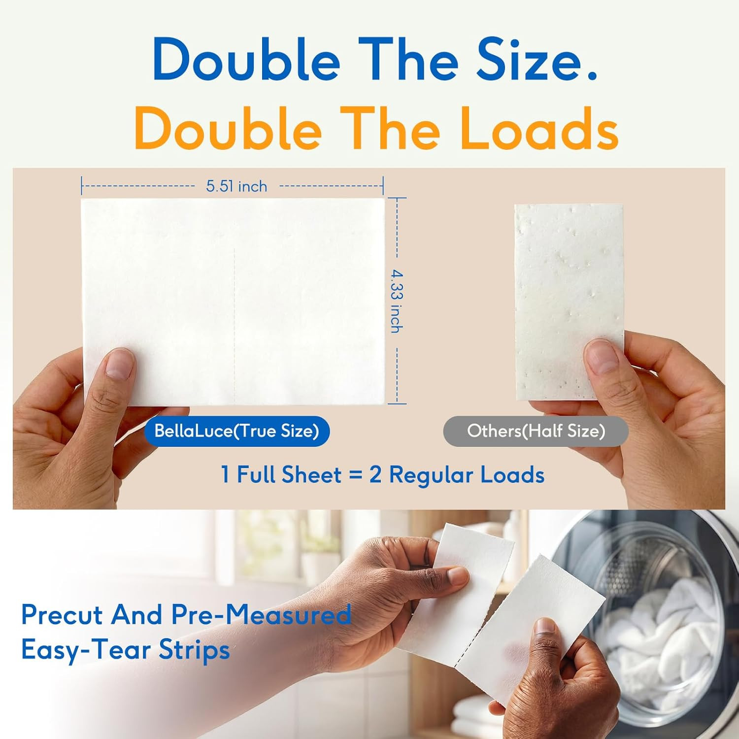Laundry Detergent Sheets – Laundry Sheets, 240 Loads, Eco-Friendly, Plastic-Free