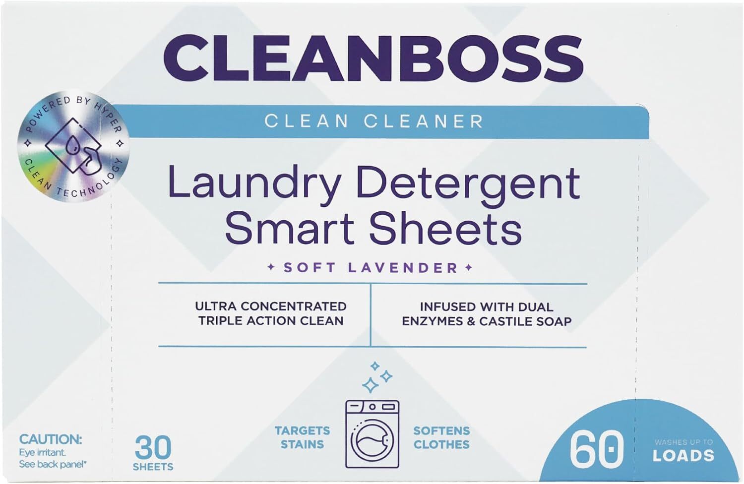 Laundry Detergent Smart Sheets – 30 Sheets