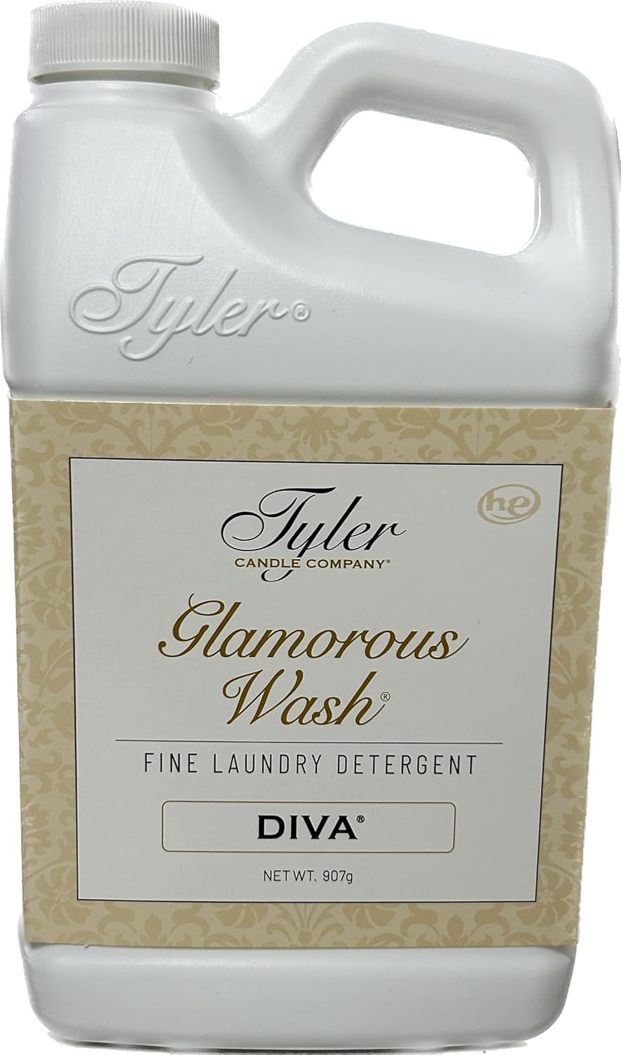 Tyler Glam Wash Laundry Detergent, Diva 907G, Liquid, 32 FL Oz (0.95L) HE Safe