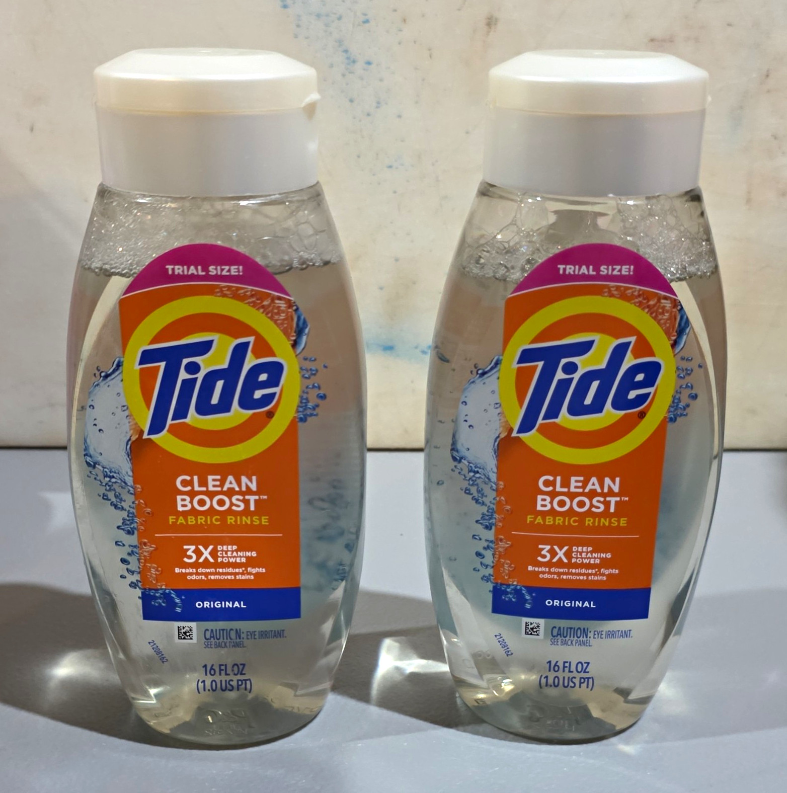Tide Clean Boost Fabric Rinse Liquid Original Scent 16 fl oz 2 Pack SmartLabel