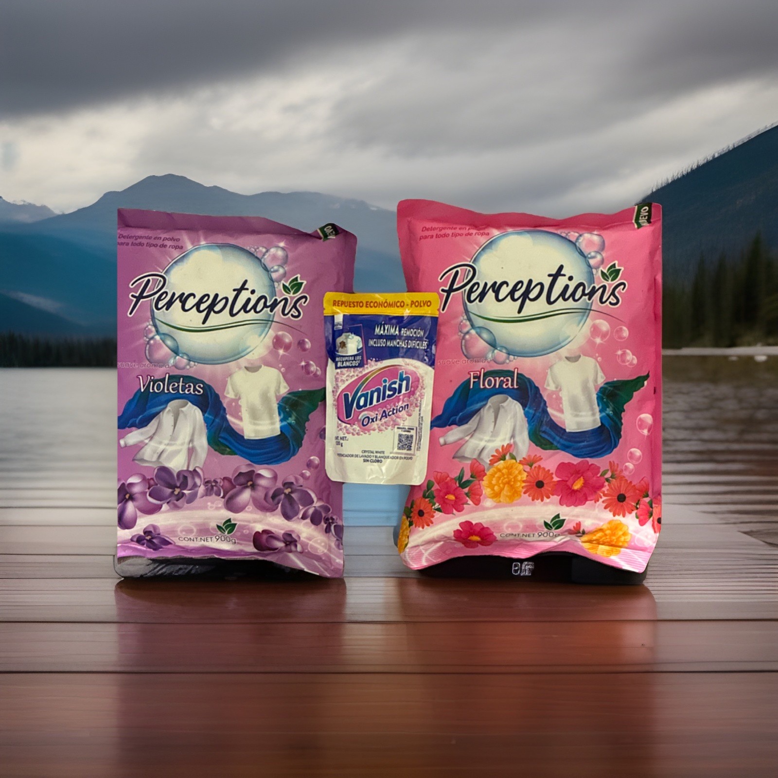 Perceptions Floral Violetas Laundry Detergent Powder 900g Vanish 3 Pack