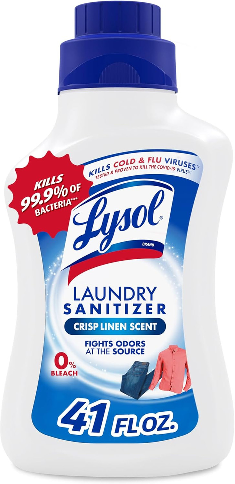 Disinfectant Laundry Sanitizer & Scent Booster, Laundry Detergent Additive, Colo