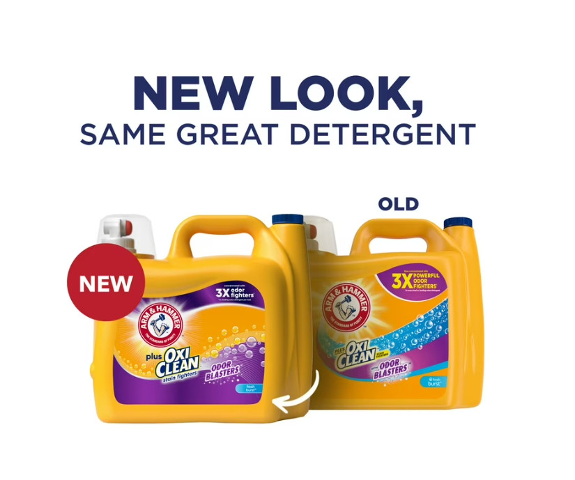 plus Oxiclean Odor Blasters Liquid Laundry Detergent, Fresh Burst,
