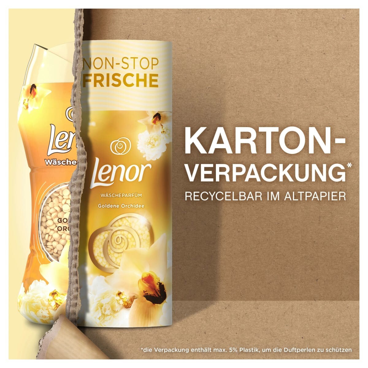 Lenor Laundry Perfume Golden Orchid 3x 160g 12WL Non Stop Long Freshness