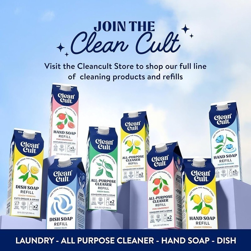Hypoallergenic Laundry Detergent Liquid Stain Odor Remover 64 Loads Non Toxic US