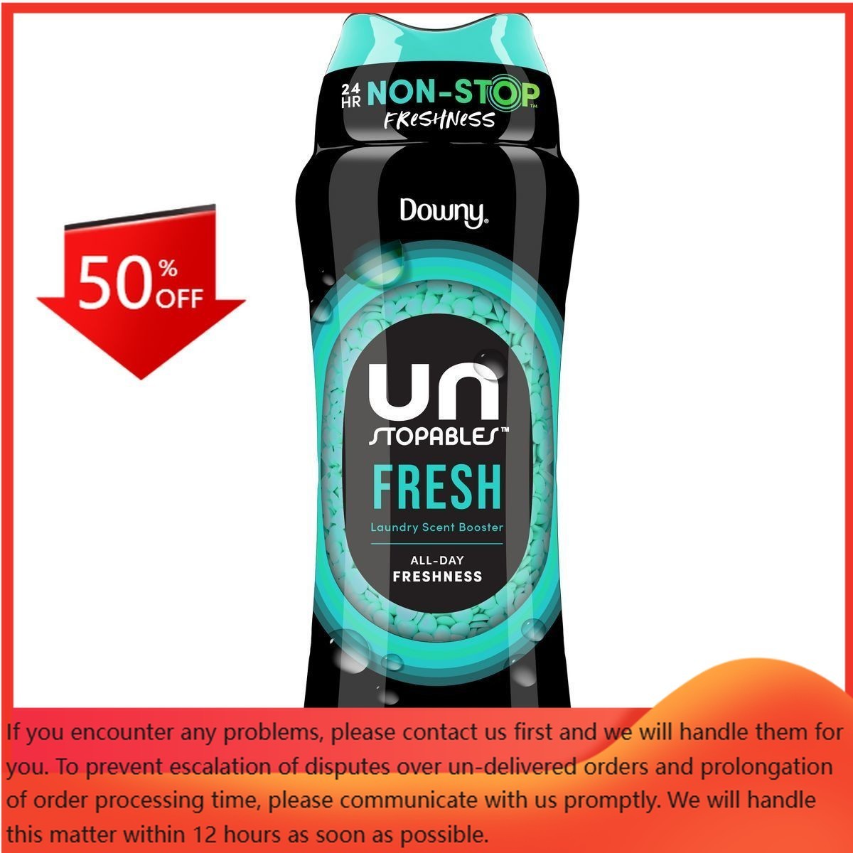 Downy Fresh Scent Unstopables In-Wash Laundry Scent Booster Beads – 18.2oz