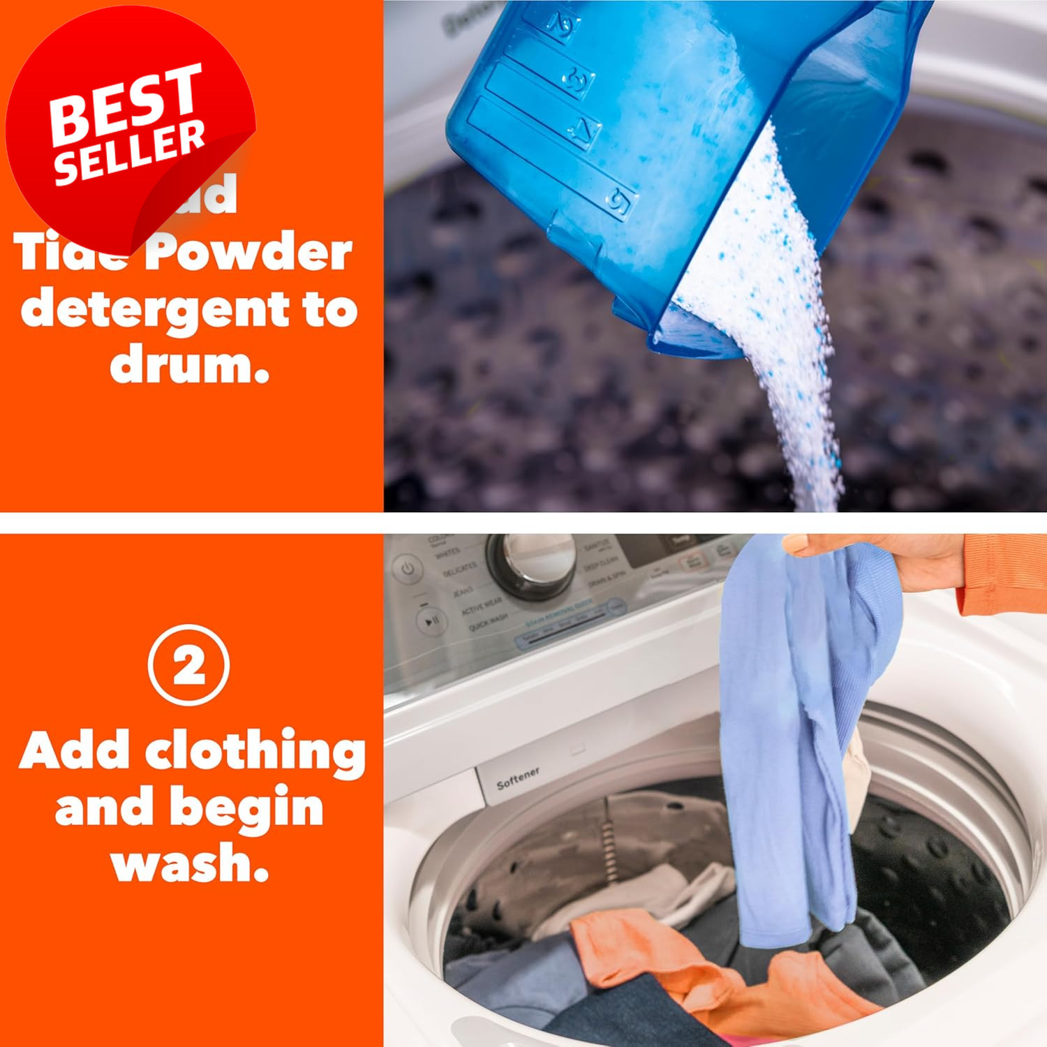 Powder Laundry Detergent Original Scent 85 oz 75 Loads Washing Soap – US