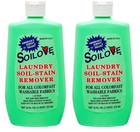 Soilove Laundry Soil-Stain Remover 16 OZ Fast Free Shipping Made in USA (3pk)