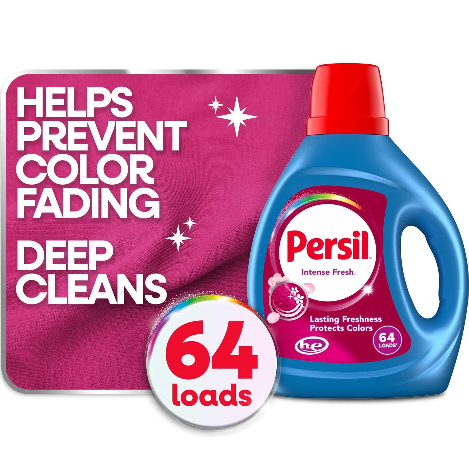 Liquid Laundry Detergent, Intense Fresh, 84 fl oz, 64 Loads