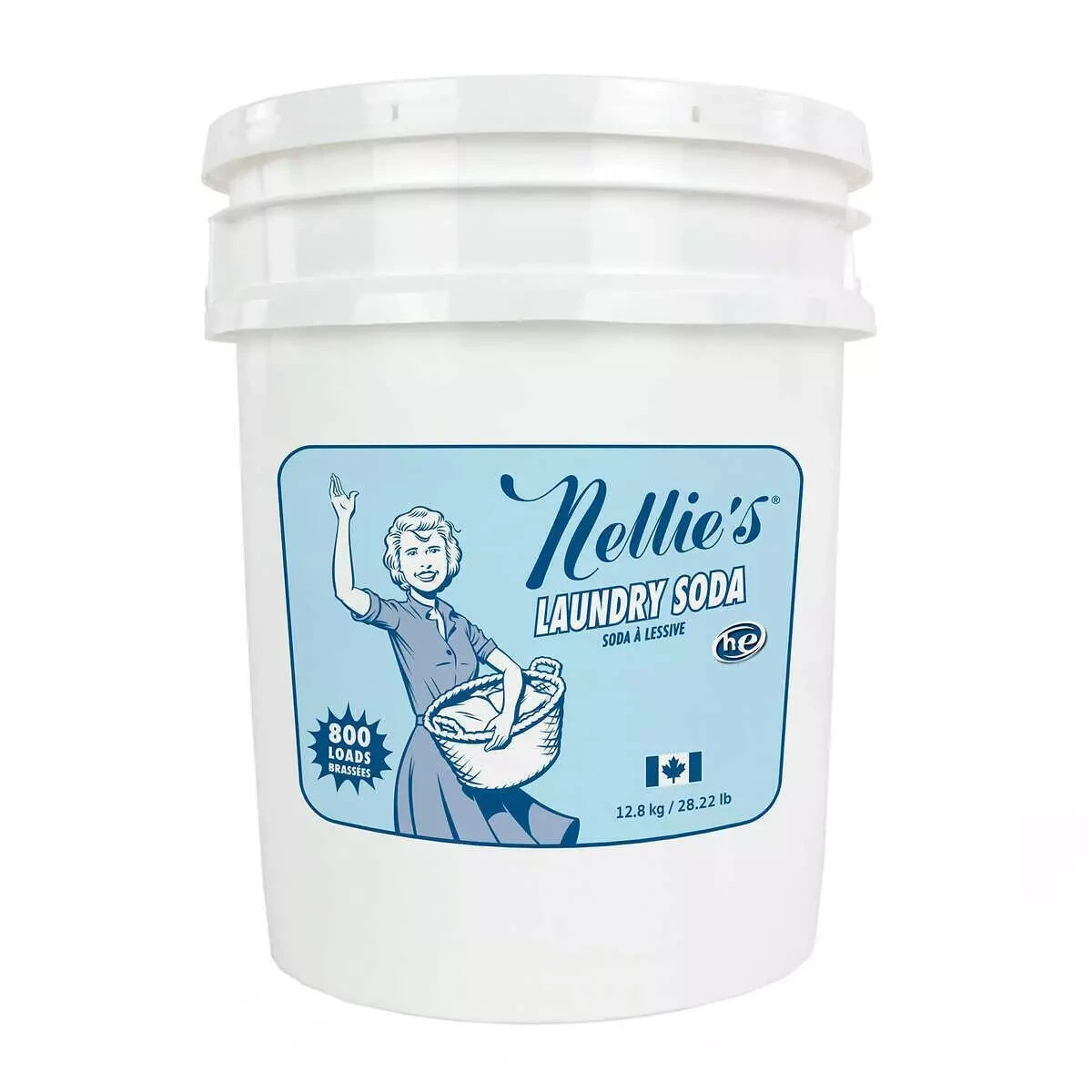 Nellie’s Laundry Soda, 800 Loads Hypoallergenic Septic Safe