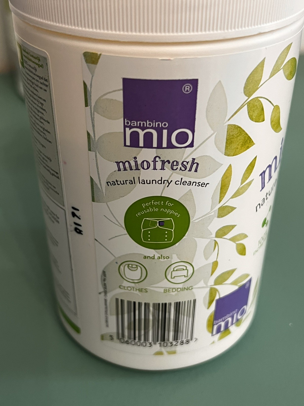 Lot Of 4 – 750g Bambino Mio Miofresh Natural Laundry Cleanser – Perfume Free