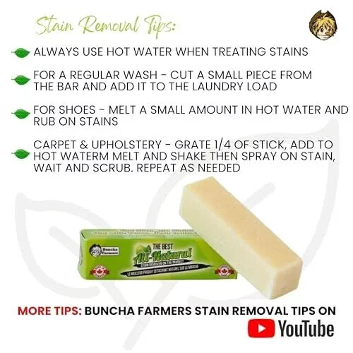 -The Best-100% All Natural, Biodegradable, Environmentally Friendly Stain Rem…