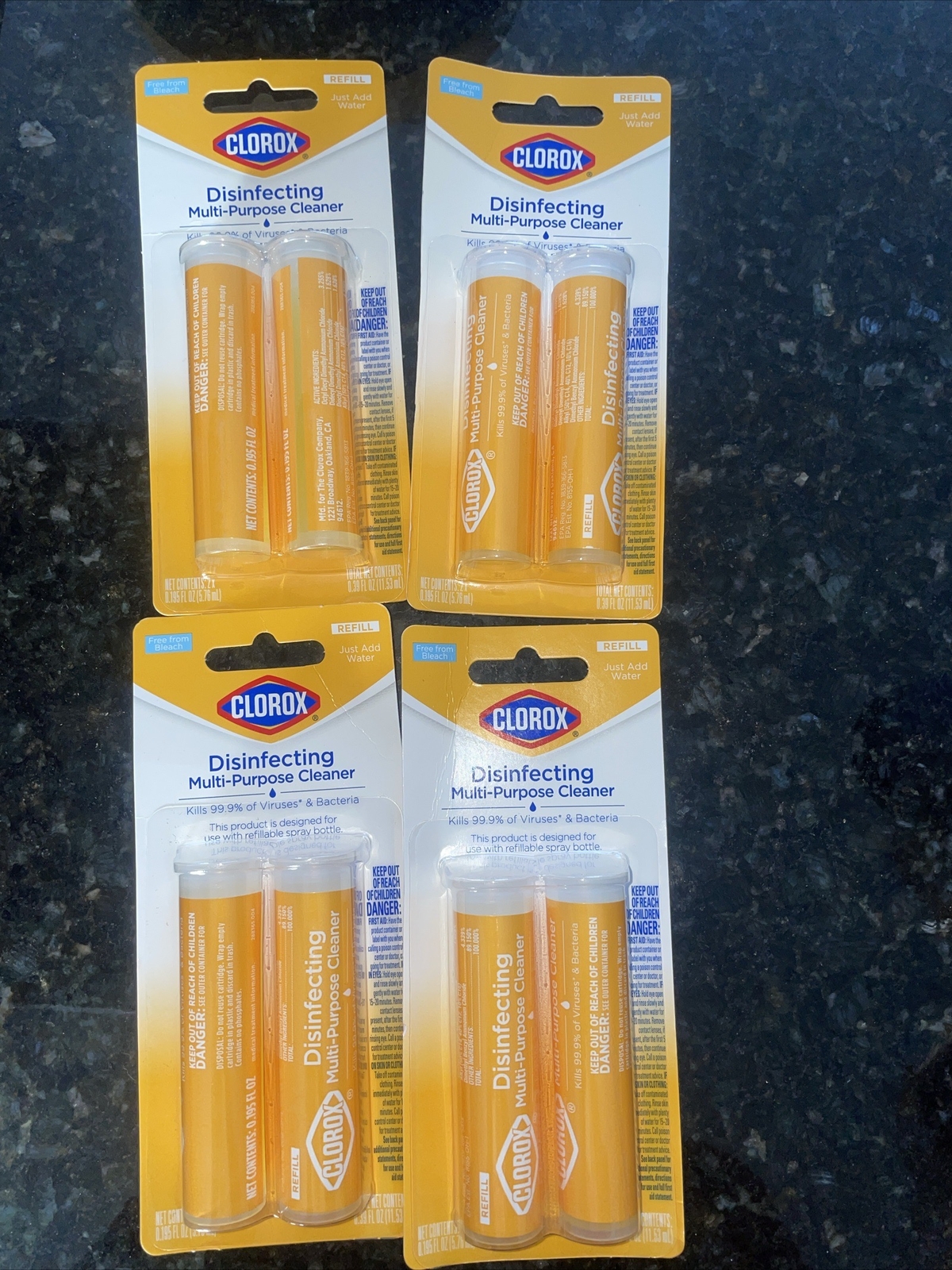 Clorox Multi-Purpose Cleaning Refill Cartridge for Multi-Purpose 8 Packs