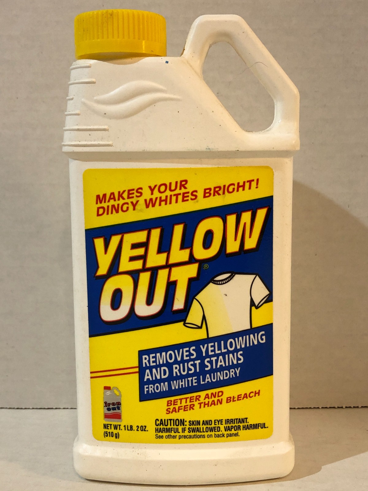 Iron Out Yellow Out Yellowing & Rust Stain Remover 1 lb 2 oz Laundry Additive