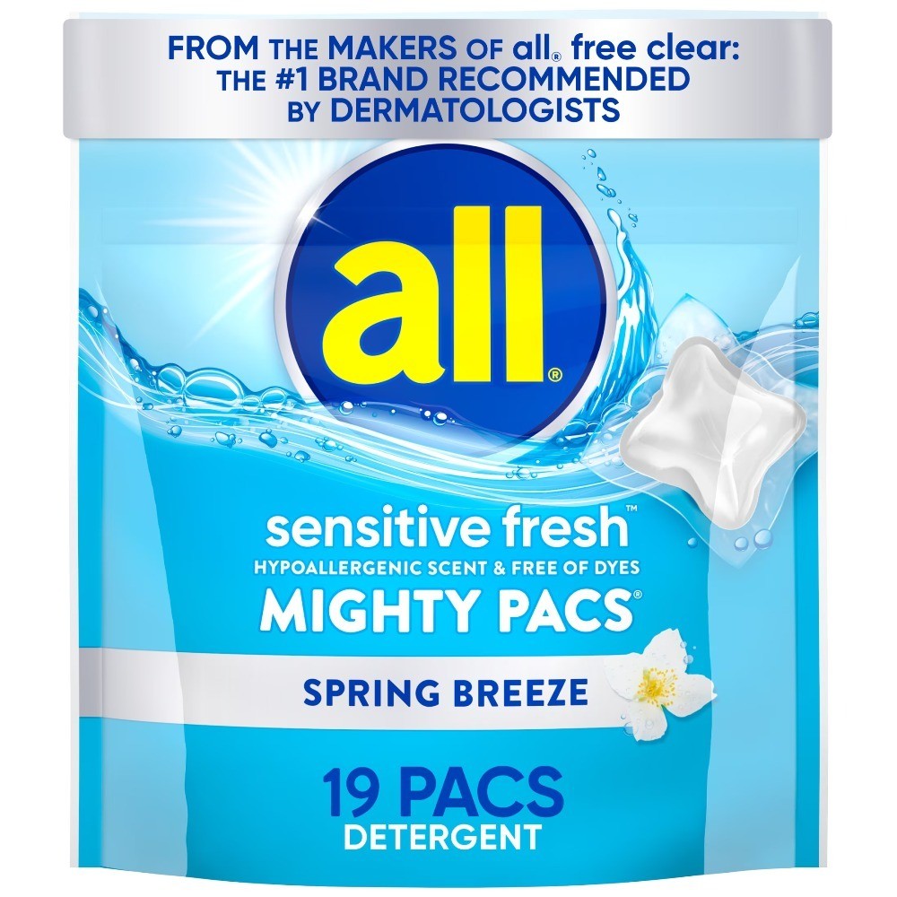 Sensitive Fresh Mighty Pacs, Spring Breeze, 19 Count