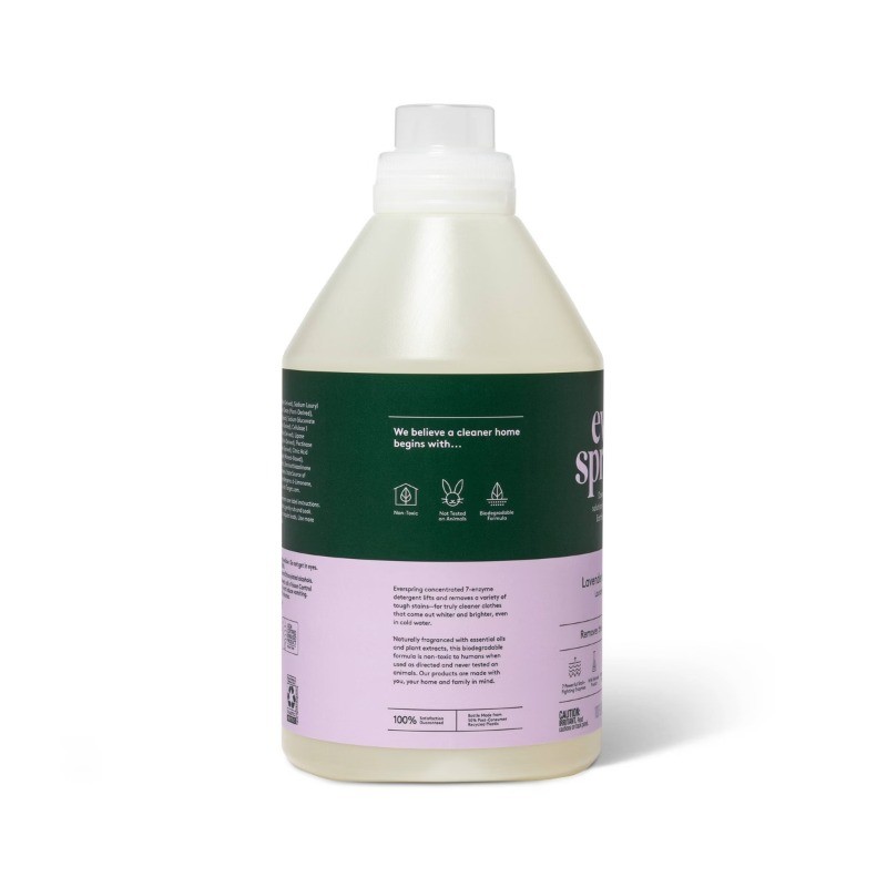 Lavender & Bergamot Concentrated Liquid Laundry Detergent 64 Loads – 100 fl oz