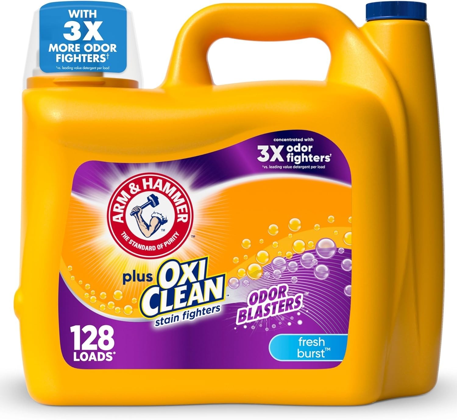 Triple-Power Plus OxiClean Laundry Detergent, 166.5 Fl Oz – Odor & Stain Remover