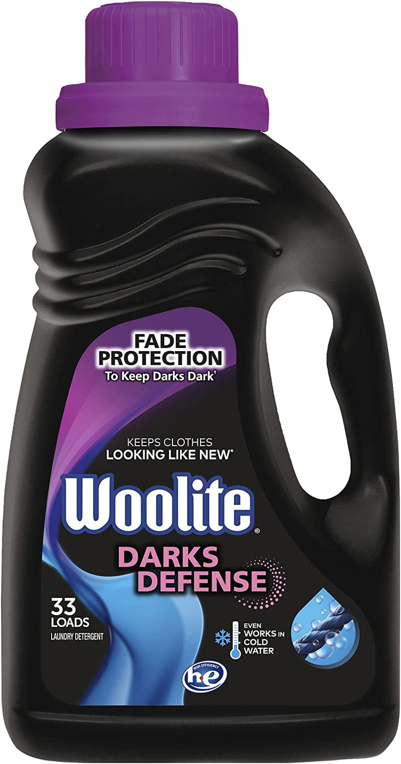 Woolite Darks Defense Liquid Laundry Detergent, Light Fresh Scent, 33 Loads, 50