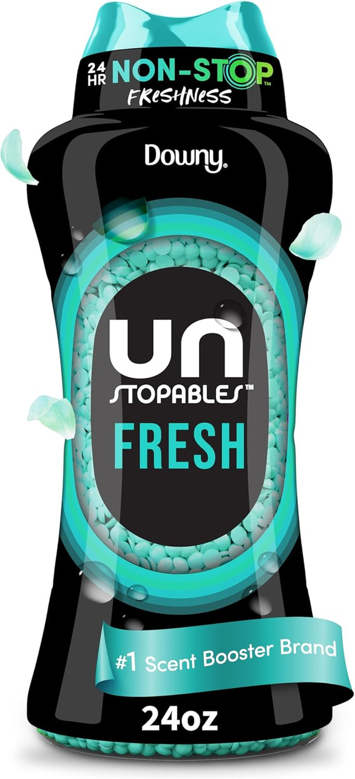 Unstopables in Wash Scent Booster Beads, Fresh Scent, 24 Oz, White, Laundry Bead