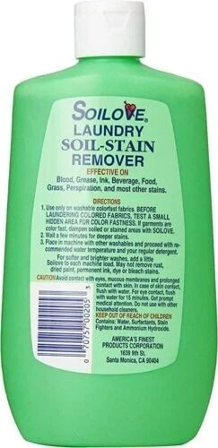 Soilove Laundry Soil-Stain Remover 16 OZ Fast Free Shipping Made in USA (3pk)