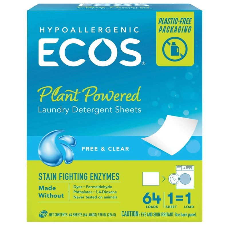 Laundry Detergent Sheets – 7.9oz/64 Loads