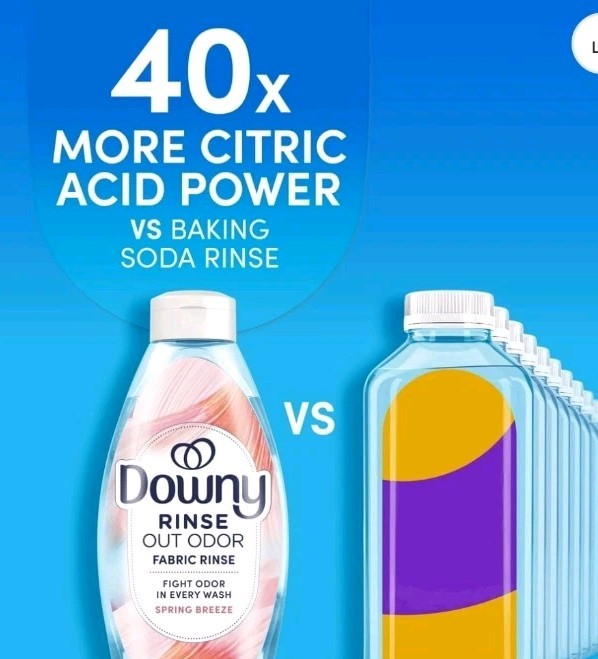 Downy Rinse Out Odor Laundry Rinse, Tackles Tough Odors and Refreshes, Spring…