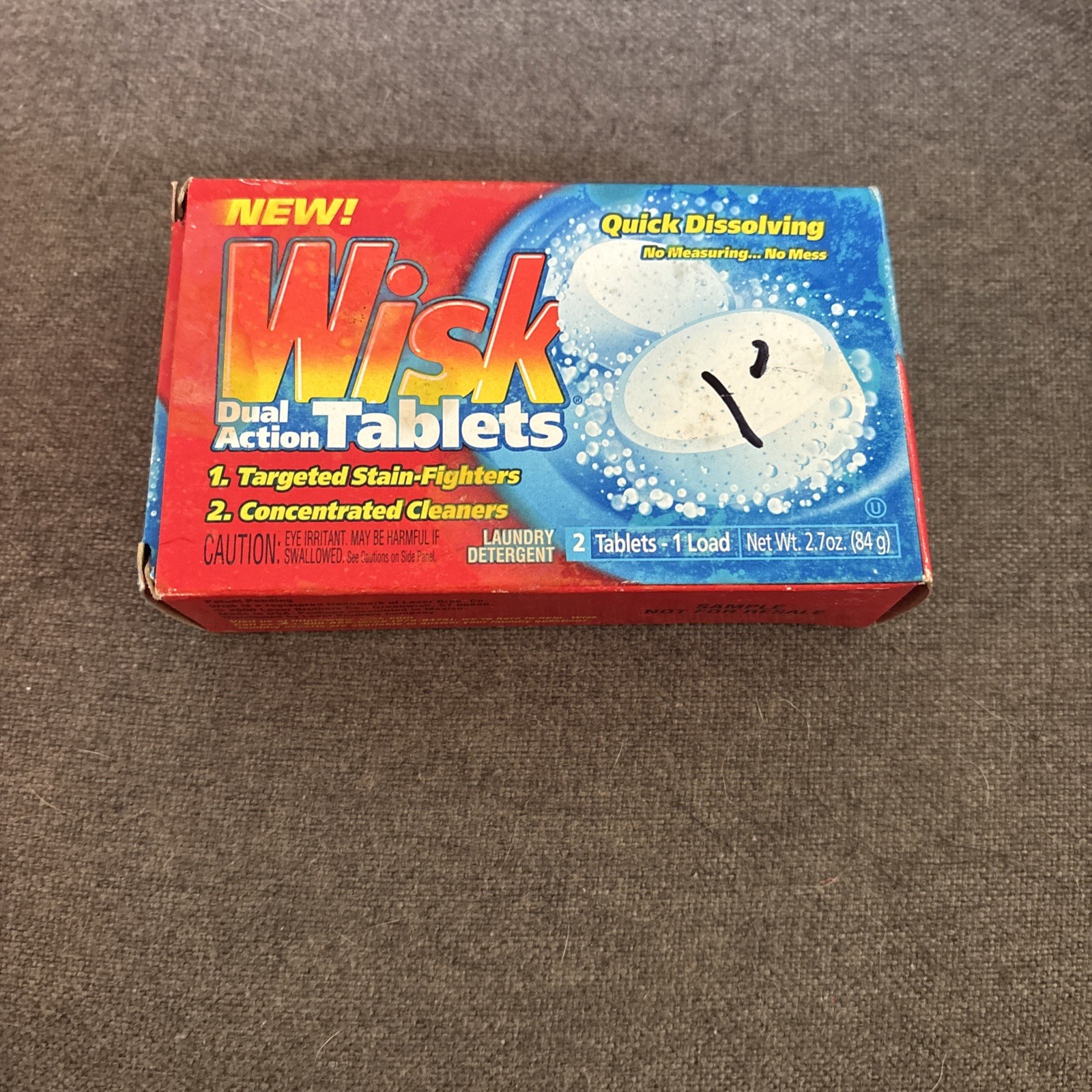 Wisk Laundry Detergent Dual Action Tablets Laundry Detergent 2 Pack New Cleaning