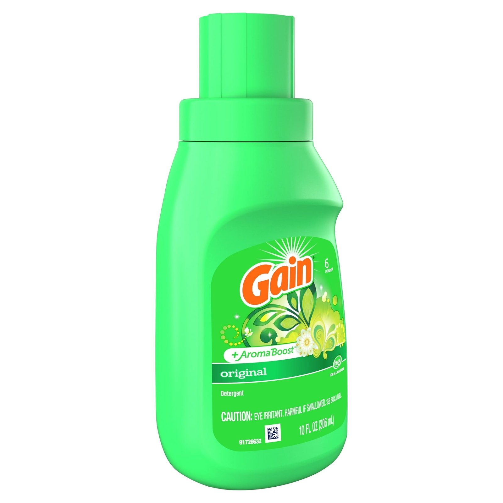 Gain Original + AromaBoost Liquid Laundry Detergent, 10oz (306ml)
