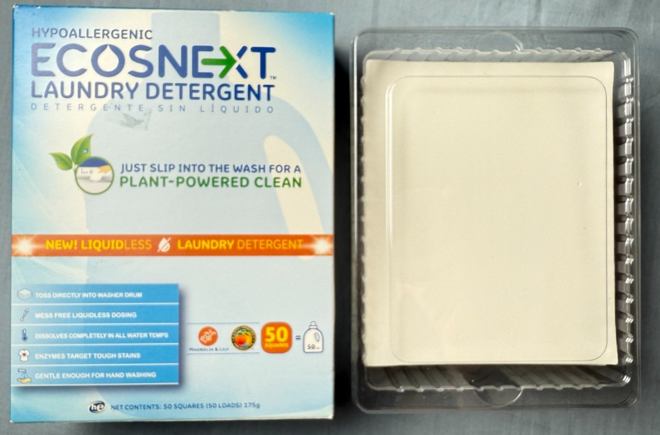 Ecosnext Laundry Detergent Sheets Magnolia & Lily 50 Squares Lot of 2 NEW