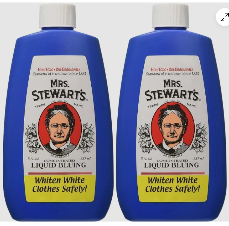Mrs. Stewart’s Concentrated Liquid Bluing, 8 fl oz (2 Pack)