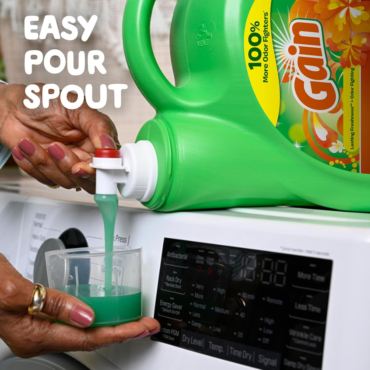 + Aroma Boost Liquid Laundry Detergent, Island Fresh Scent, 107 Loads, 154 Fl Oz