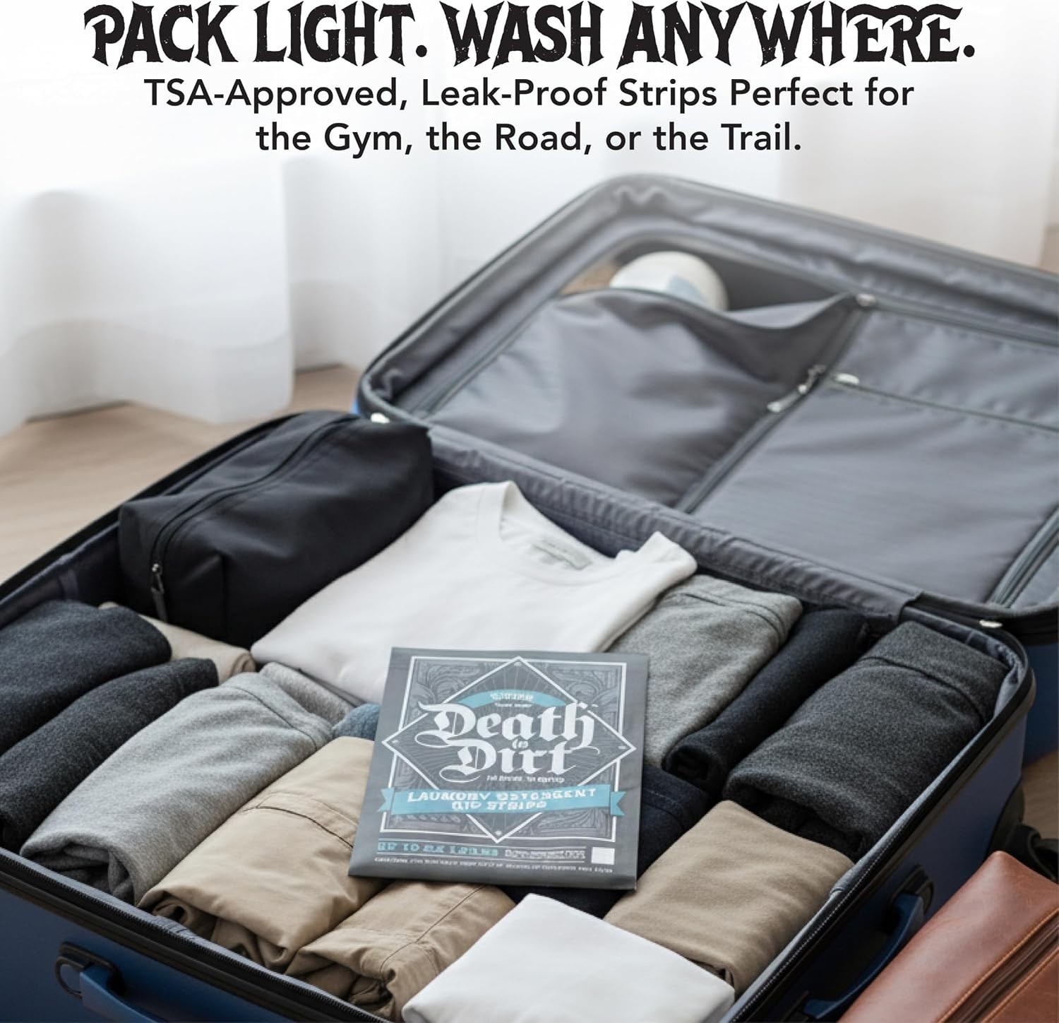 Laundry Detergent Sheets, 64 Loads, Tough on Stains and Odors, Gentle on Skin